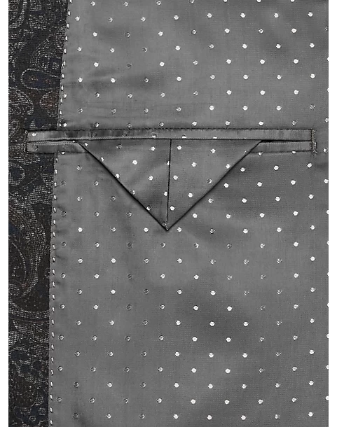 Michael Strahan Classic Fit Scuba Knit Sport Coat, Black 5 Michael Strahan Classic Fit Scuba Knit Sport Coat, Black - Image 3