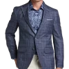 Joseph Abboud Modern Fit Sport Coat, Blue Plaid 1 Joseph Abboud Modern Fit Sport Coat, Blue Plaid -Men Clothing Shop MW40 15P0 67 JOSEPH ABBOUD BLUE PLAID MAIN