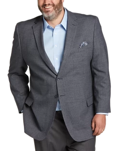 Pronto Uomo Executive Fit Sport Coat, Gray Check
