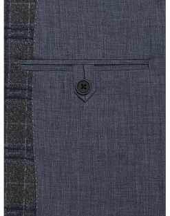 Michael Strahan Modern Fit Sport Coat, Gray Plaid -Men Clothing Shop MW40 15YU 64 MICHAEL STRAHAN GRAY PLAID ALT2