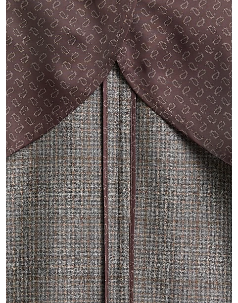 Joseph Abboud Modern Fit Sport Coat, Gray Check 7 Joseph Abboud Modern Fit Sport Coat, Gray Check - Image 5