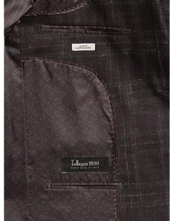 Joseph Abboud Slim Fit Sport Coat, Burgundy Plaid -Men Clothing Shop MW40 165C 60 JOSEPH ABBOUD BURGUNDY PLAID ALT6