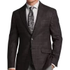 Joseph Abboud Slim Fit Sport Coat, Burgundy Plaid -Men Clothing Shop MW40 165C 60 JOSEPH ABBOUD BURGUNDY PLAID MAIN