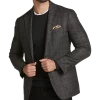 Joseph Abboud Slim Fit Sport Coat, Brown Boucle Plaid -Men Clothing Shop MW40 165L 63 JOSEPH ABBOUD BROWN BOUCLE PLAID MAIN