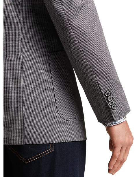 JOE Joseph Abboud Slim Fit Notch Lapel Sport Coat, Gray Tic 4 JOE Joseph Abboud Slim Fit Notch Lapel Sport Coat, Gray Tic - Image 2