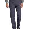 Michael Strahan Dress Pant, Navy Plaid