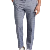 Michael Strahan Modern Fit Pants, Navy Plaid -Men Clothing Shop MW40 22WG 61 MICHAEL STRAHAN NAVY PLAID MAIN