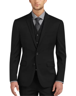 Awearness Kenneth Cole AWEAR-TECH Slim Fit Suit, Black -Men Clothing Shop MW40 31K3 02 AWEARNESS BY KENNETH COLE BLACK ALT2