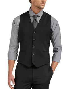 Awearness Kenneth Cole AWEAR-TECH Slim Fit Suit Separates Vest, Charcoal