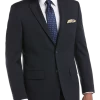 Pronto Uomo Platinum Executive Suit Separates Coat, Navy Sharkskin