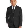 Joseph Abboud Boys Suit Separates Jacket, Gray 1 Joseph Abboud Boys Suit Separates Jacket, Gray -Men Clothing Shop MW40 38YJ 02 JOSEPH ABBOUD BLACK MAIN 1