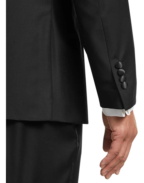 Calvin Klein X-Fit Slim Fit Formal Tuxedo Separates, Black 4 Calvin Klein X-Fit Slim Fit Formal Tuxedo Separates, Black - Image 2