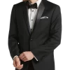 Calvin Klein Slim Fit Satin Shawl Collar Tuxedo Jacket, Black