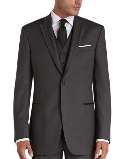 Joseph Abboud Black Label Slim Fit Wool Tuxedo, Gray -Men Clothing Shop MW40 3GP3 17 JOSEPH ABBOUD BLACK LABEL CHARCOAL GRAY ALT4