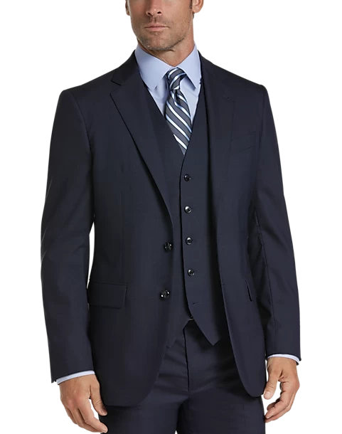 Joseph Abboud Modern Fit Suit Separates Coat, Blue Tic 6 Joseph Abboud Modern Fit Suit Separates Coat, Blue Tic - Image 4