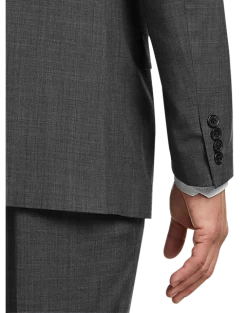 Lauren By Ralph Lauren Classic Fit Suit Separates Coat, Gray Sharkskin -Men Clothing Shop MW40 3UN1 90 LAUREN BY RALPH LAUREN GRAY SHARKSKIN ALT1