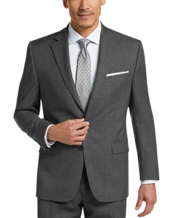Lauren By Ralph Lauren Classic Fit Suit Separates Coat, Gray Sharkskin -Men Clothing Shop MW40 3UN1 90 LAUREN BY RALPH LAUREN GRAY SHARKSKIN ALT8