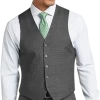 Lauren By Ralph Lauren Gray Sharkskin Classic Fit Suit Separates Vest -Men Clothing Shop MW40 3UN5 90 LAUREN BY RALPH LAUREN GRAY SHARKSKIN MAIN