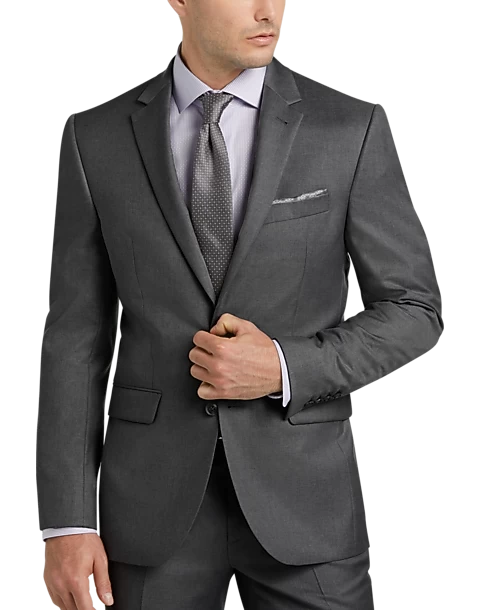 JOE Joseph Abboud Charcoal Gray Slim Fit Suit 3 JOE Joseph Abboud Charcoal Gray Slim Fit Suit
