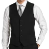 Pronto Uomo Platinum Modern Fit Suit Separates Vest, Black -Men Clothing Shop MW40 3V94 02 PRONTO UOMO PLATINUM BLACK NEW MAIN 1