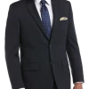 Pronto Uomo Platinum Executive Fit Suit Separates Coat, Navy Sharkskin -Men Clothing Shop MW40 3V96 81 PRONTO UOMO PLATINUM NAVY SHARKSKIN MAIN