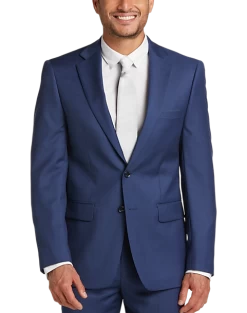 Calvin Klein X-Fit Slim Fit Suit Separates Coat, Blue -Men Clothing Shop MW40 3V9A 14 CALVIN KLEIN BLUE NEW ALT8 1