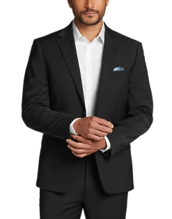 Calvin Klein Skinny Fit Suit Separates Coat, Black -Men Clothing Shop MW40 3V9H 02 CALVIN KLEIN SKINNY BLACK SOLID NEW ALT3