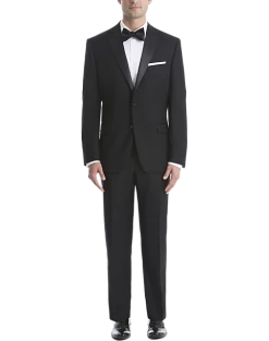 Lauren By Ralph Lauren Classic Fit Suit Separates Tuxedo Coat, Black