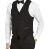 Lauren By Ralph Lauren Classic Fit Suit Separates Tuxedo Vest, Black -Men Clothing Shop MW40 3VFF 10 LAUREN BY RALPH LAUREN FORMAL MAIN