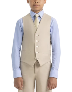 Lauren By Ralph Lauren Boys (Sizes 4-7) Suit Separates Vest, Tan