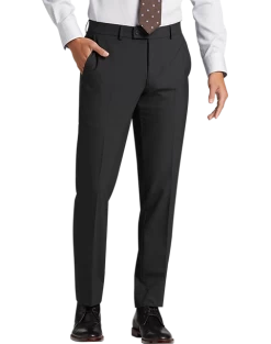 Egara Skinny Fit Suit Separate Pants, Charcoal Gray