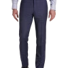 Calvin Klein X-Fit Slim Fit Suit Separates Pants, Blue Windowpane -Men Clothing Shop MW40 3VY0 61 CALVIN KLEIN NAVY PLAID MAIN