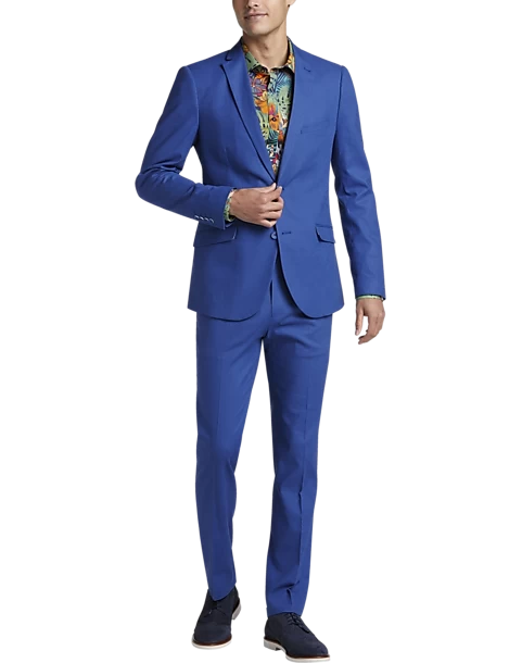 Paisley & Gray Slim Fit Suit Separates Jacket, Blue 4 Paisley & Gray Slim Fit Suit Separates Jacket, Blue - Image 2