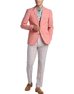 Paisley & Gray Slim Fit Suit Separates Jacket, Peach -Men Clothing Shop MW40 3W28 45 PAISLEY GRAY PEACH ALT5