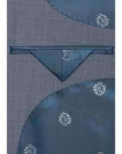 Lauren By Ralph Lauren Classic Fit Suit Blue Sharkskin -Men Clothing Shop MW40 3W5K 56 LAUREN BY RALPH LAUREN BLUE SHARKSKIN ALT4