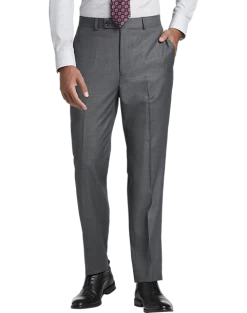 Calvin Klein X-Fit Slim Fit Suit Separates Pants, Gray Sharkskin
