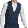 Calvin Klein X-Fit Slim Fit Suit Separates Vest, Blue Tic -Men Clothing Shop MW40 3W75 70 CALVIN KLEIN BLUE TIC MAIN