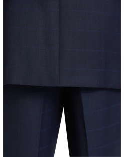 Lauren By Ralph Lauren Classic Fit Suit Separates Coat, Blue Plaid -Men Clothing Shop MW40 3W7N 67 LAUREN BY RALPH LAUREN BLUE PLAID ALT1