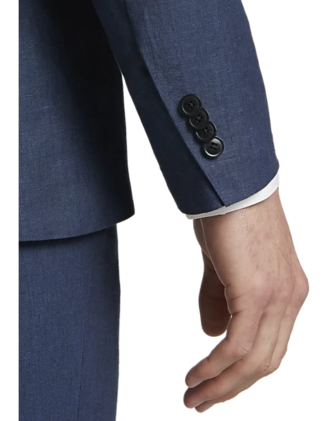 JOE Joseph Abboud Linen Slim Fit Suit Separates Jacket, White 4 JOE Joseph Abboud Linen Slim Fit Suit Separates Jacket, White - Image 2