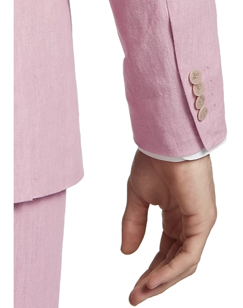 JOE Joseph Abboud Linen Slim Fit Suit Separates Jacket, Navy Blue 4 JOE Joseph Abboud Linen Slim Fit Suit Separates Jacket, Navy Blue - Image 2