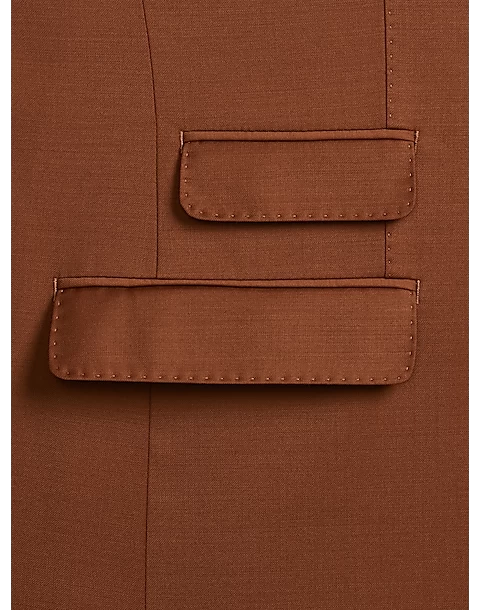 Tayion Classic Fit Suit Separates Coat, Rust 6 Tayion Classic Fit Suit Separates Coat, Rust - Image 4