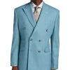 Tayion Classic Fit Suit Separates Coat, Light Blue & Cream Windowpane -Men Clothing Shop MW40 3W94 67 TAYION LT BLUE CREAM WINDOWPANE MAIN