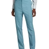 Tayion Classic Fit Suit Separates Pants, Blue & Cream Windowpane -Men Clothing Shop MW40 3W96 67 TAYION BLUE CREAM WINDOWPANE MAIN