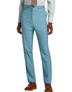 Tayion Classic Fit Suit Separates Pants, Blue & Cream Windowpane