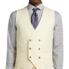 Tayion Classic Fit Suit Separates Double Breasted Vest, Cream