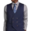 Tayion Classic Fit Suit Separates Double Breasted Vest, Navy -Men Clothing Shop MW40 3W9Y 01 TAYION NAVY SOLID MAIN