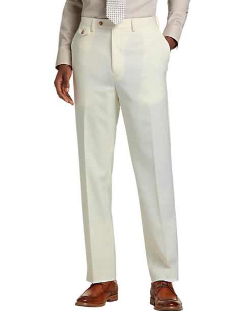 Tayion Classic Fit Suit Separates Pants, White 3 Tayion Classic Fit Suit Separates Pants, White