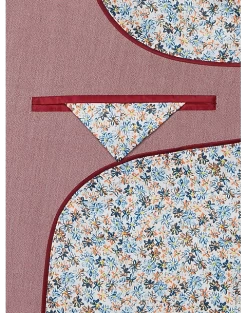 Egara Skinny Fit Suit Separates Coat, Red -Men Clothing Shop MW40 3WF1 11 EGARA ORANGE RED ALT2