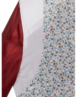 Egara Skinny Fit Suit Separates Coat, Red -Men Clothing Shop MW40 3WF1 11 EGARA ORANGE RED ALT4