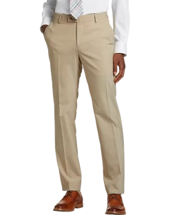 Egara Skinny Fit Suit Separates Pants, Tan